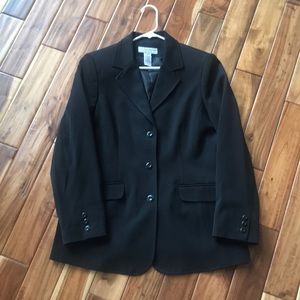 Sag Harbor Black Blazer EUC